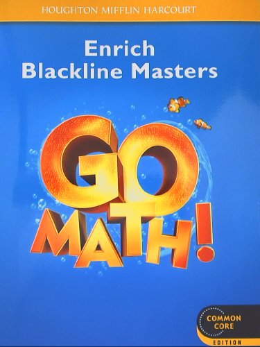 Go Math! Enrichment Blackline Master Grade K