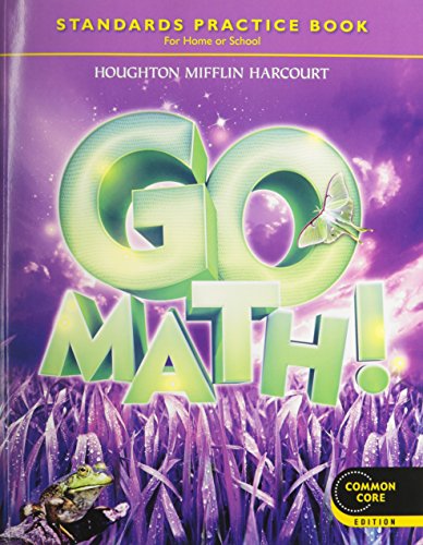 Houghton Mifflin Harcourt Go Math Student PracticeBook Grade 3