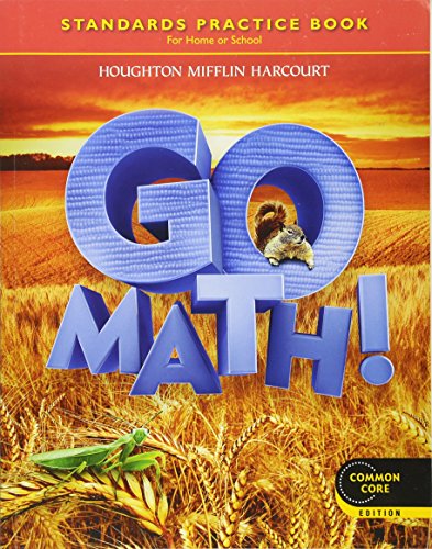 Houghton Mifflin Harcourt Go Math Student PracticeBook Grade 2