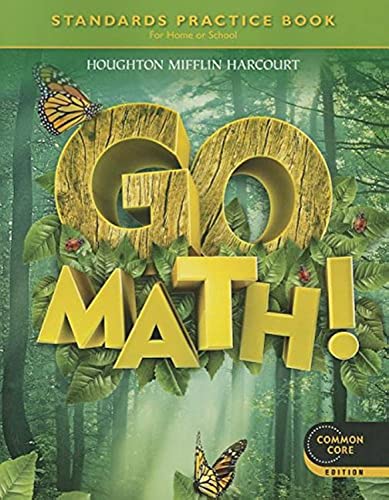 Houghton Mifflin Harcourt Go Math Student PracticeBook Grade 1