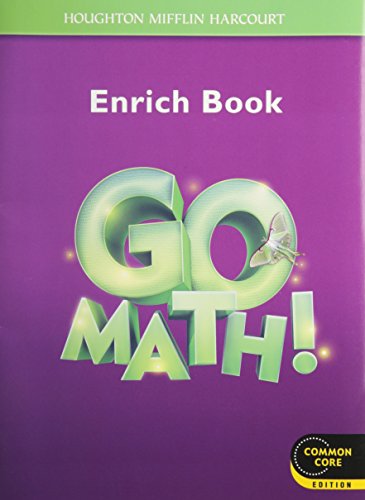 Go Math! Student Enrichment Workbook Grade 3