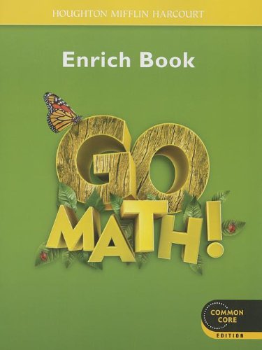 Go Math! Student Enrichment Workbook Grade 1