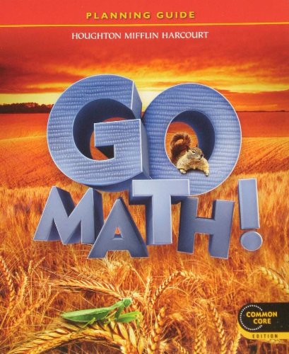 Houghton Mifflin Harcourt Go Math Teacher Planning Guide Grade 2