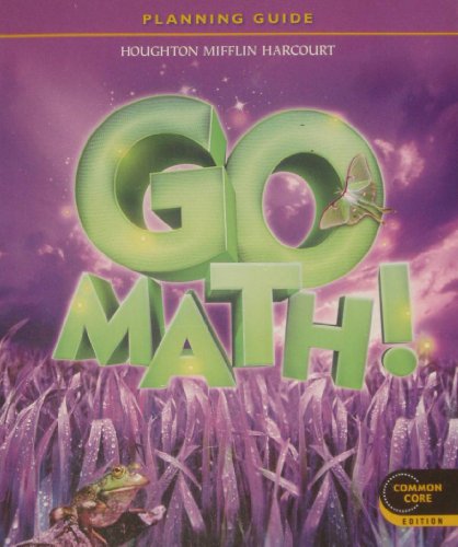 Houghton Mifflin Harcourt Go Math Teacher Planning Guide Grade 3