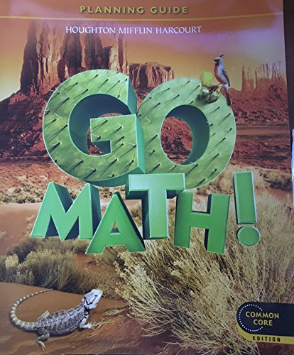 Houghton Mifflin Harcourt Go Math Teacher Planning Guide Grade 5