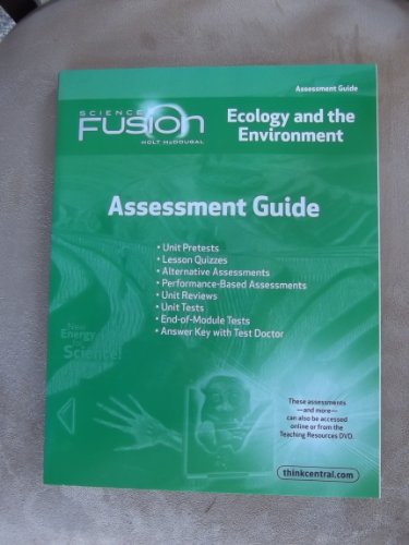 ScienceFusion Assessment Guide Module D Grades 6-8 Module D: Ecology and The Environment