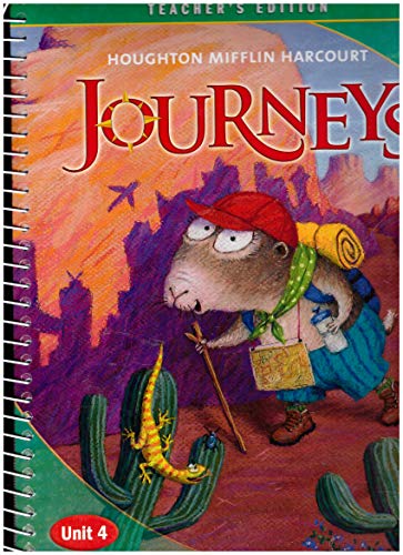 Houghton Mifflin Harcourt Journeys Reading Adventure: Teacher's Edition Unit 4 Grade 1 2012 [Paperback] HOUGHTON MIFFLIN HARCOURT