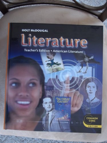 Holt McDougal Literature: Teacher's Edition Grade 11 American Literature 2012 [Hardcover] Holt McDougal