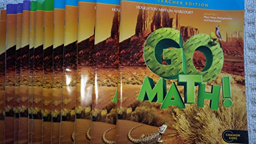 Houghton Mifflin Harcourt Go Math Teacher Edition & Planning Guide Bundle Grade5 2012