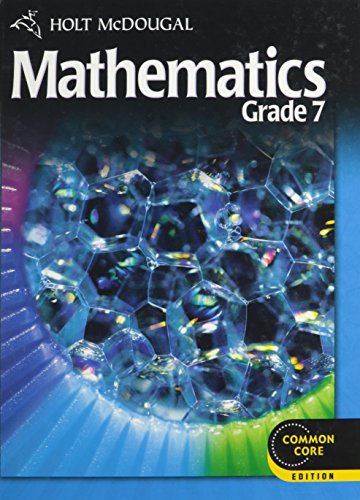 Holt McDougal Mathematics: Student Edition Grade 7 2012 [Hardcover] HOLT MCDOUGAL
