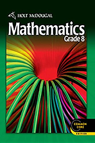 Holt McDougal Mathematics: Student Edition Grade 8 2012 [Hardcover] HOLT MCDOUGAL