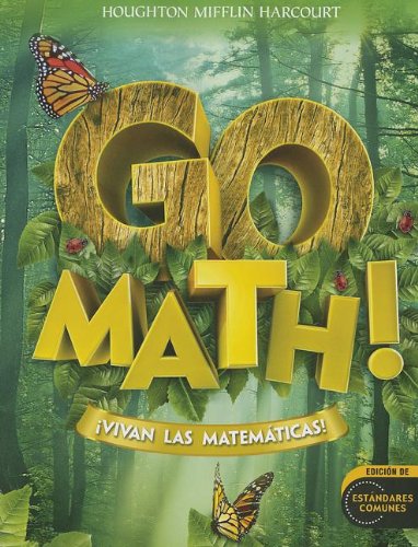 Go Math! Spanish Student Edition Grade 1 2012