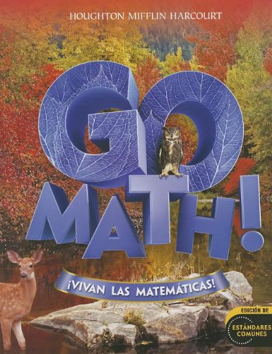 Go Math! Spanish Student Edition Grade 6 2012