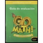 GO Math! Vivan Las Matematicas Teacher Assessment Guide Grade 1