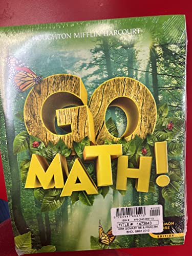 Go Math & Practice Book Bundle Grade 1 (Houghton Mifflin Harcourt Go Math!) Houghton Mifflin Harcourt