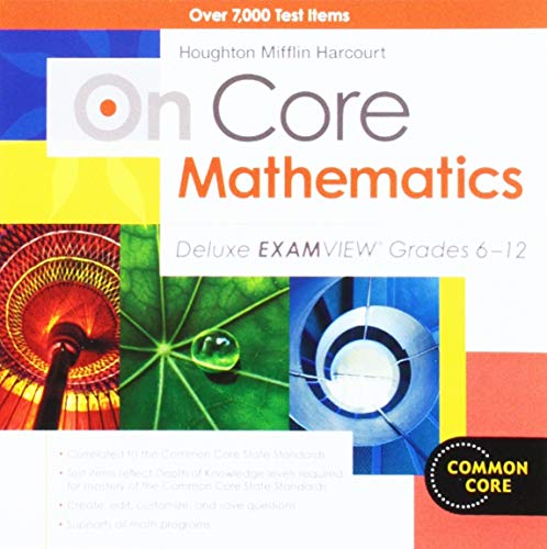 On Core Mathematics Deluxe ExamView CD-ROM Grade 6-12