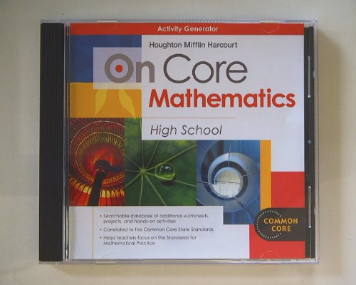 Teacher One Stop Planner Dvd-rom (Houghton Mifflin Harcourt on Core Mathematics) [Audio CD] HMD