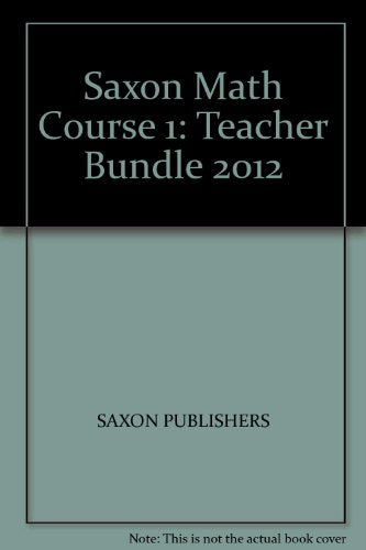 Saxon Math Course 1 Teacher Bundle