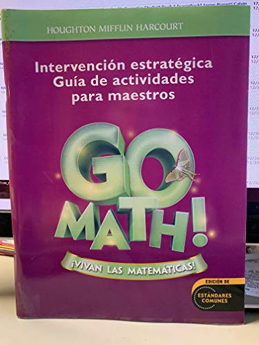 GO Math! Vivan Las Matematicas Strategic Intervention Activity Guide Grade 3