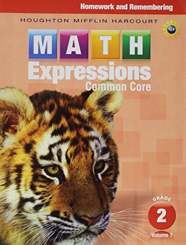 Math Expressions Homework & Remembering, Volume 1 Grade 2