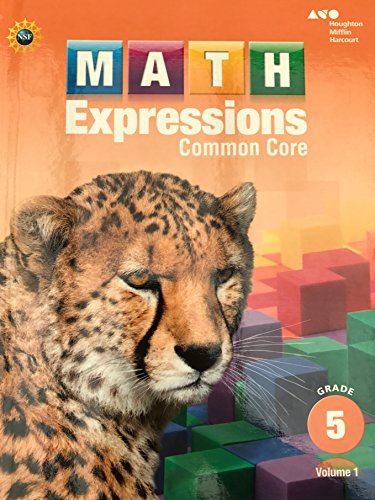 Math Expressions Student Activity Book, Volume 1 (Hardcover) Grade 5