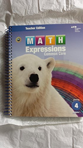 Math Expressions Teacher Edition Collection Grade 4 2013