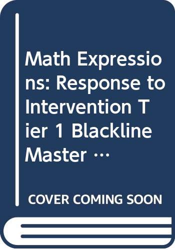 Math Expressions Response to Intervention Tier 1 Blackline Master Grade 4
