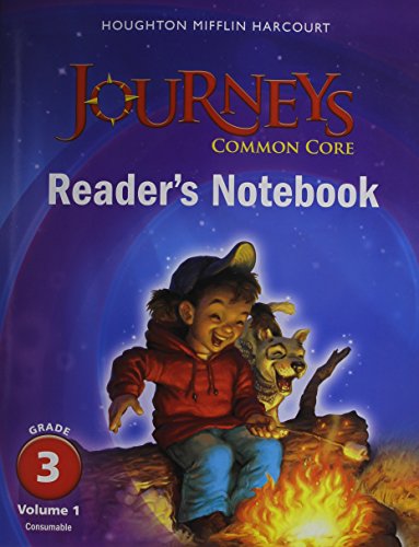 Houghton Mifflin Harcourt Journeys Common Core Reader's Notebook Consumable Volume 1 Grade 3