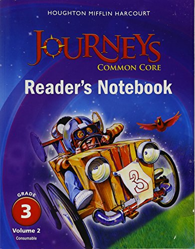 Houghton Mifflin Harcourt Journeys Common Core Reader's Notebook Consumable Volume 2 Grade 3