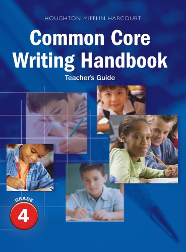 Journeys Writing Handbook Teacher's Guide Grade 4