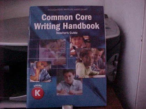 Houghton Mifflin Harcourt Journeys Writing Handbook Teacher's Guide Grade K