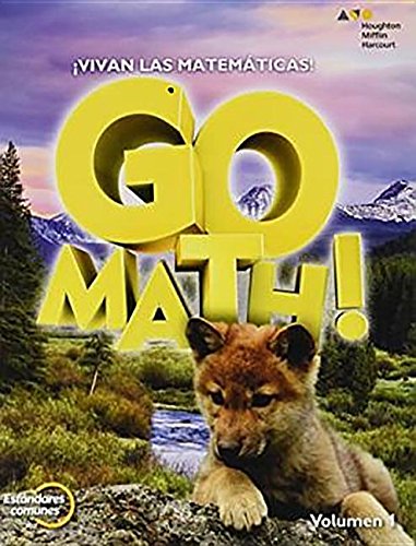 Student Edition & Practice Book Bundle Grade 1 2012 (Houghton Mifflin Harcourt Go Math! Spanish) (Spanish Edition) [Paperback] Dixon, Juli K.; Leiva, Miriam A.; Larson, Matt and Adams, Thomasenia Lott