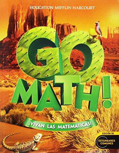 Houghton Mifflin Harcourt Go Math! Spanish Student Edition & PracticeBook Bundle Grade 5 2012