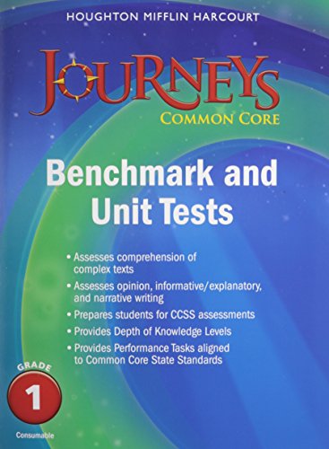 Journeys Benchmark Tests and Unit Tests Consumable Grade 1