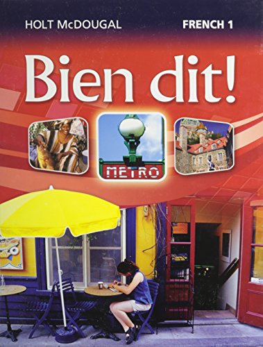 Bien dit! Student Edition Level 1 2013