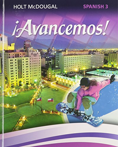 Holt McDougal Avancemos Student Edition Level 3 2013