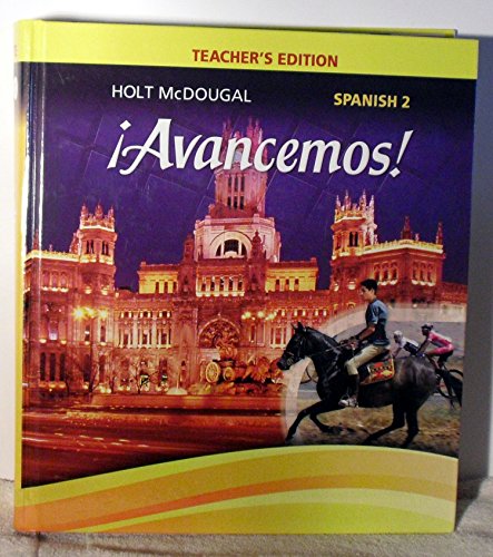 Holt McDougal Avancemos Teacher Edition Level 2 2013