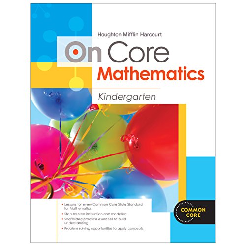 Houghton Mifflin Harcourt On Core Mathematics Reseller Package Grade K