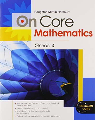 Houghton Mifflin Harcourt On Core Mathematics Reseller Package Grade 4