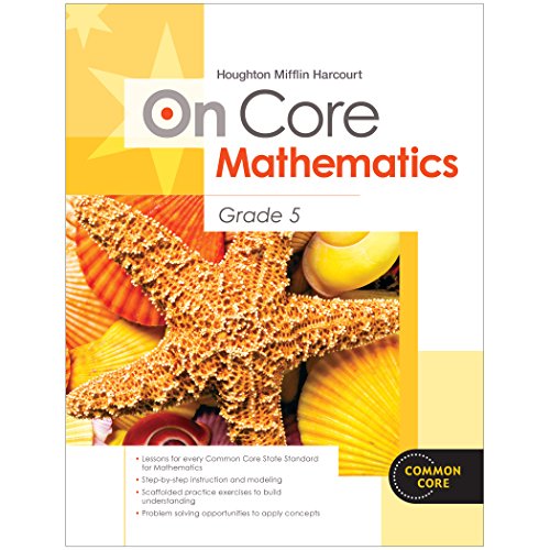Houghton Mifflin Harcourt On Core Mathematics Reseller Package Grade 5