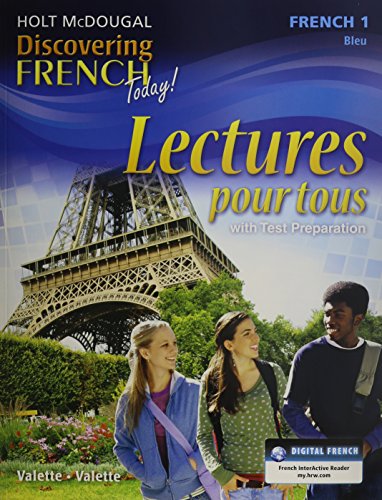 Discovering French Today Lectures pour tous Student Edition WorkbookLevel 1