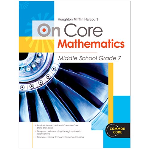Houghton Mifflin Harcourt On Core Mathematics Reseller Package Grade 7