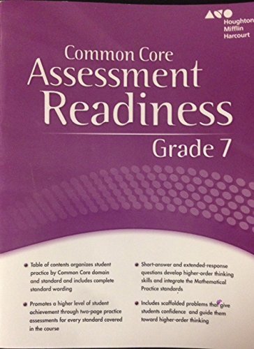 Holt McDougal Mathematics Assessment Readiness Workbook Teacher GuideGrade 7