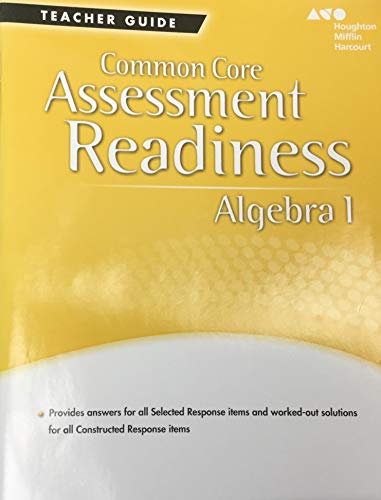 Holt McDougal Algebra 1 Assessment Readiness Workbook Teacher Guide