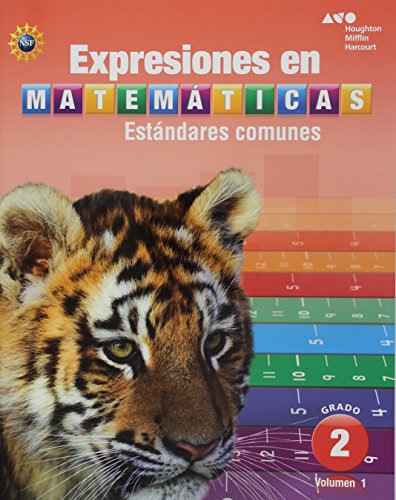 Houghton Mifflin Harcourt Spanish Math Expressions Student Activity Book (Softcover), Volume 1 Grade 2 2013