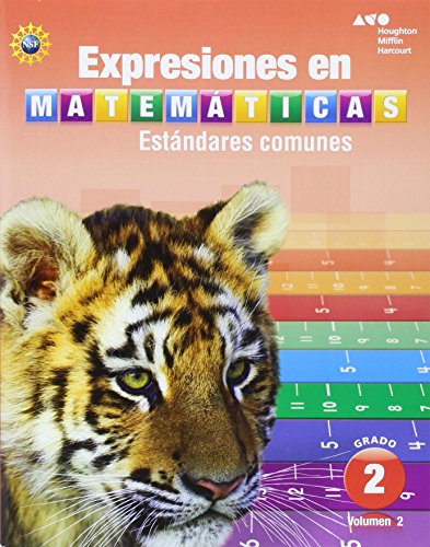 Houghton Mifflin Harcourt Spanish Math Expressions Student Activity Book (Softcover), Volume 2 Grade 2 2013