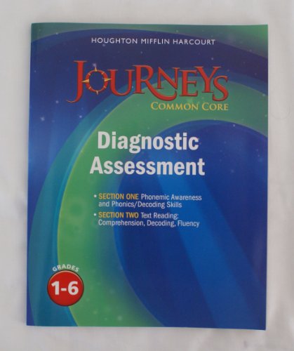 Houghton Mifflin Harcourt Journeys Diagnostic Reading Assessment Grades 1-6