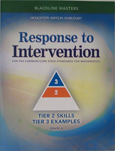Math Expressions Response to Intervention Tier 2-3 Blackline Master Grade 4