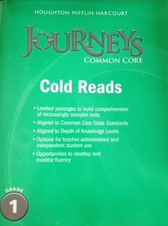 Houghton Mifflin Harcourt Journeys Cold Reads Grade 1