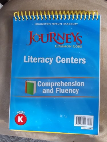 Houghton Mifflin Harcourt Journeys Literacy Center Comprehension and Fluency Flip Chart Grade K